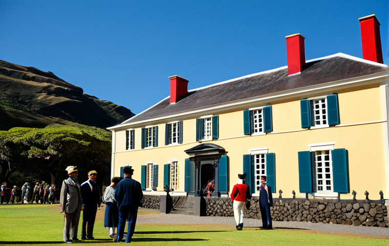 세인트헬레나 공항 정보 - **Image Prompt:** "Panoramic view of Saint Helena Airport nestled amidst volcanic cliffs, British Ov... 세인트헬레나 공항 정보 - **Image Prompt:** "Panoramic view of Saint Helena Airport nestled amidst volcanic cliffs, British Ov...