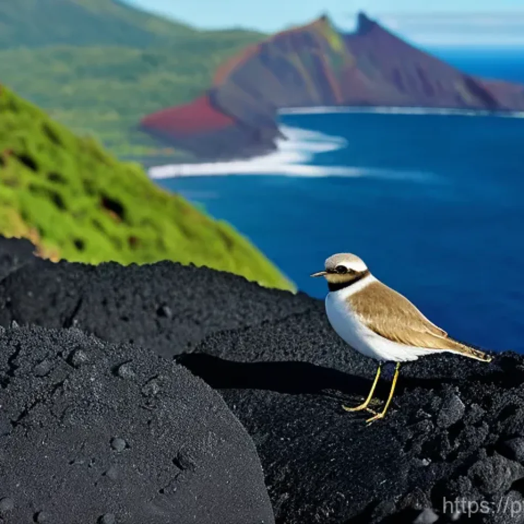 세인트헬레나와 영국 관계 변화 - **A vibrant depiction of Saint Helena's unique natural beauty and responsible exploration.** A panor...